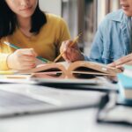young woman and man studying for a test or an exam 2022 11 11 18 29 16 utc