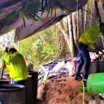 Desmantelado laboratorio de cocaina en zona rural de Sasaima