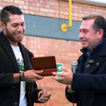 Cajica rindio homenaje a Alejandro Rivas Venegas por su triunfo en la Copa Mundial Ultra Tri 2023