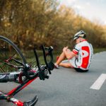 male bycyclist fell off bike and hit his knee 2021 08 26 16 26 31 utc