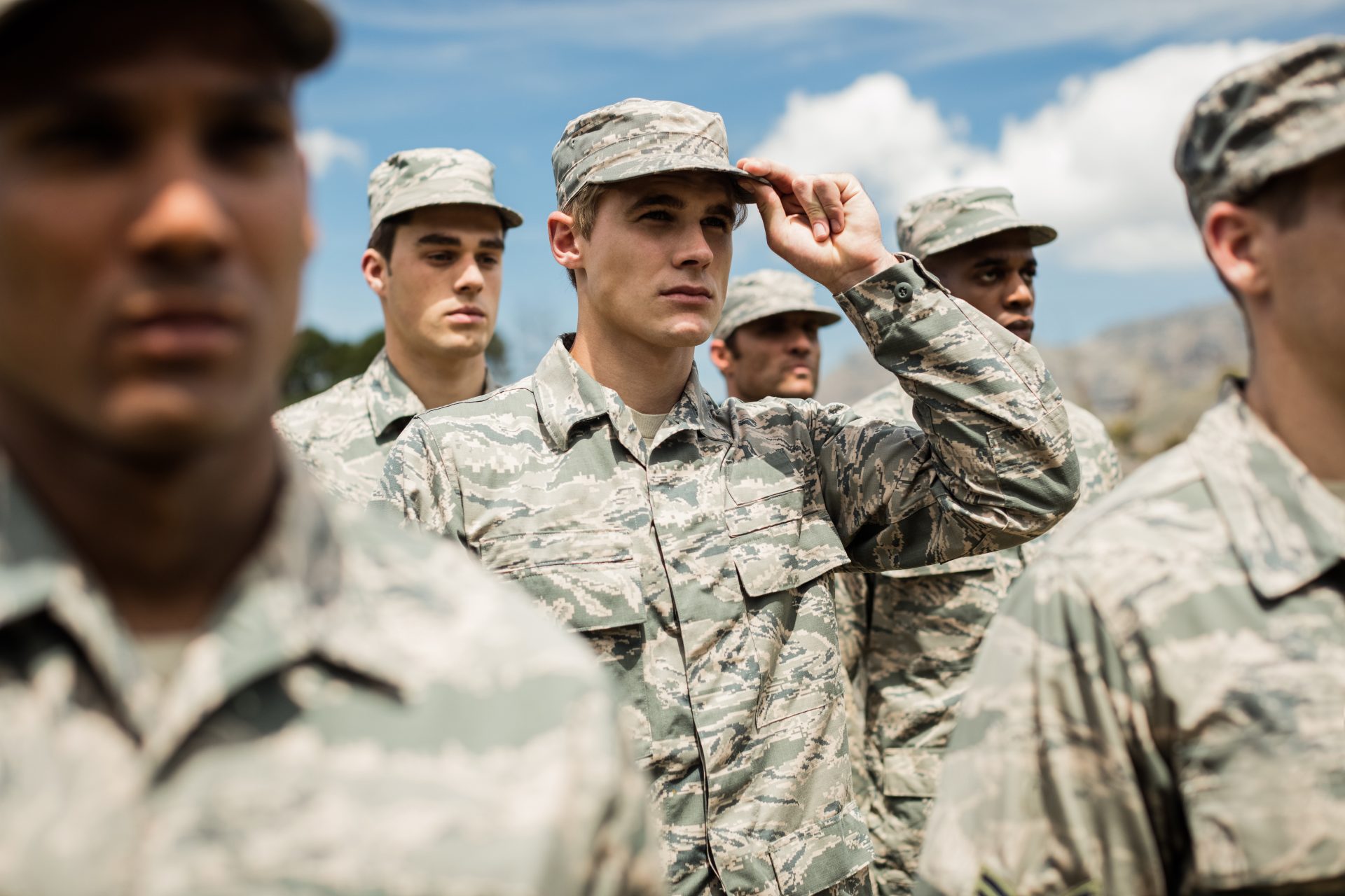 military soldiers standing in boot camp 2021 08 28 17 57 14 utc