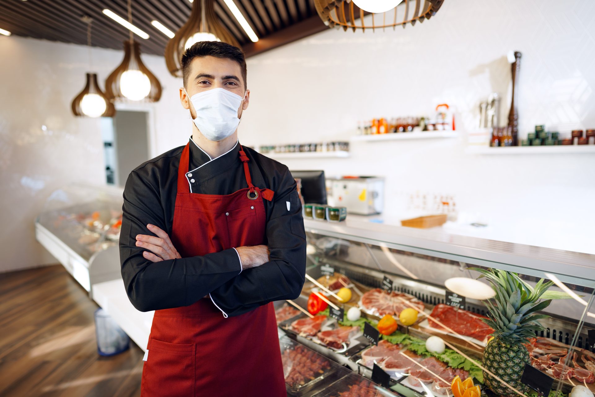 portrait of a young man shopkeeper standing by mea 2022 02 25 02 42 05 utc