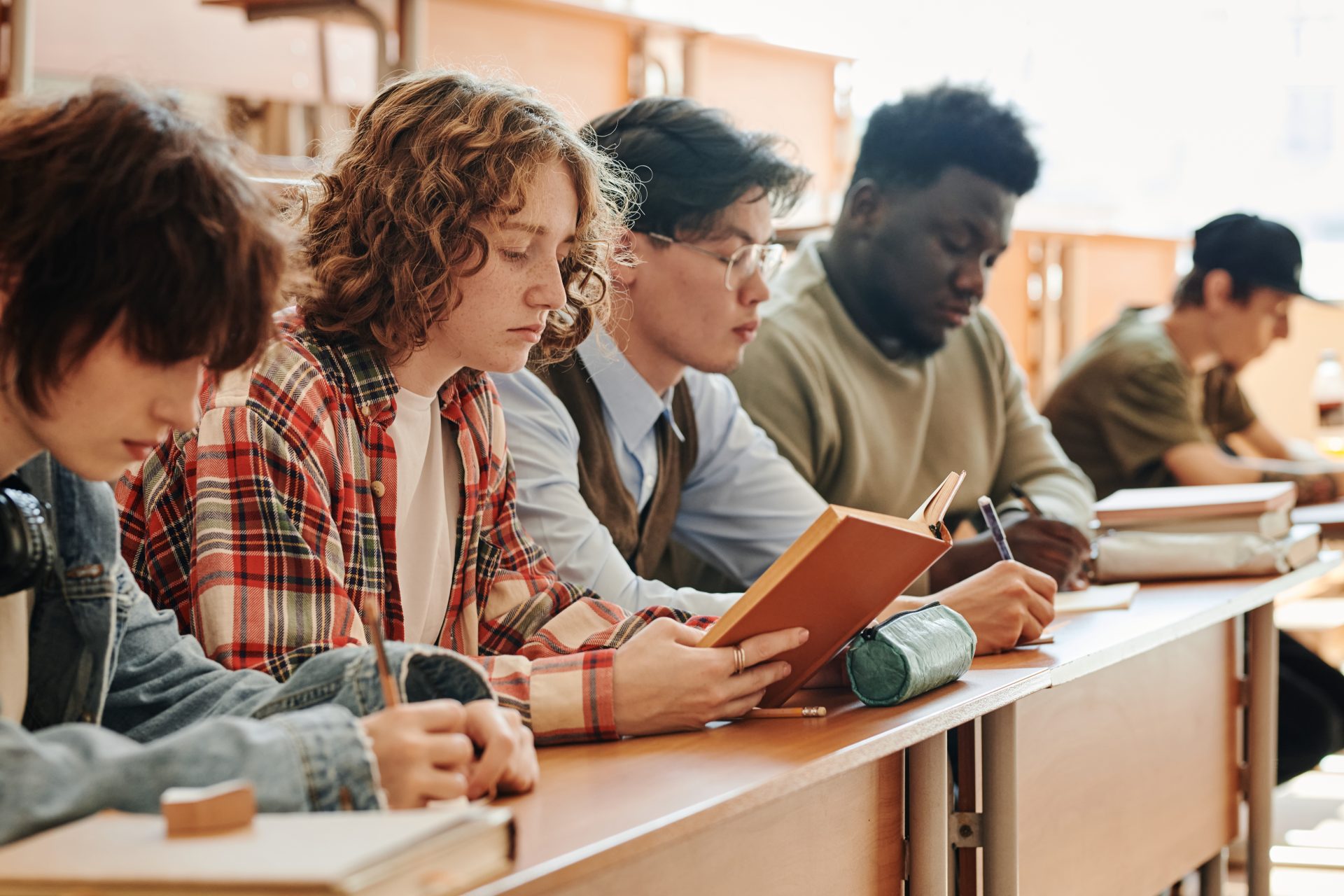 row of multicultural teenage students of universit 2022 08 10 22 31 18 utc
