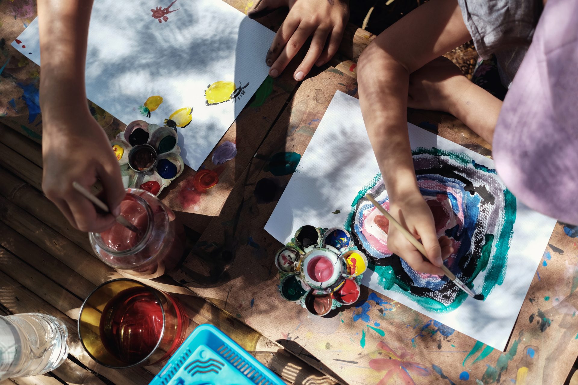 kids painting art outdoor activity montessori hom 2022 11 04 01 32 30 utc