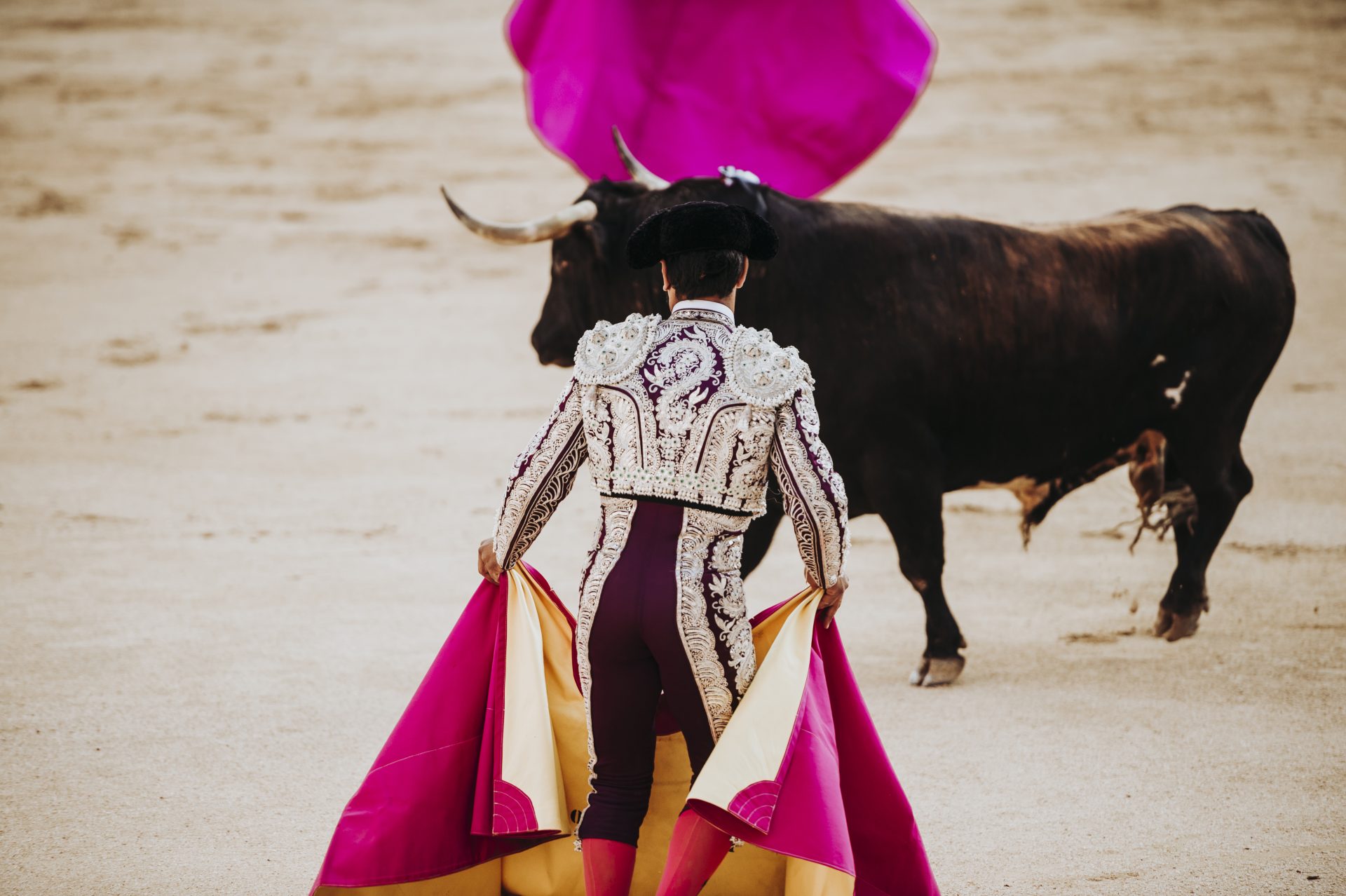 spanish bullfight the enraged bull attacks the bu 2022 01 11 17 39 48 utc