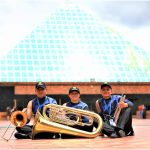 Banda Vivache de Chia embajadora de la musica marcial de Colombia en Brasil