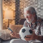 portrait of one happy old man celebrating victory 2022 10 31 22 39 00 utc