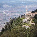 aerial drone shot of the monserrate mountain in bo 2023 03 09 04 52 53 utc