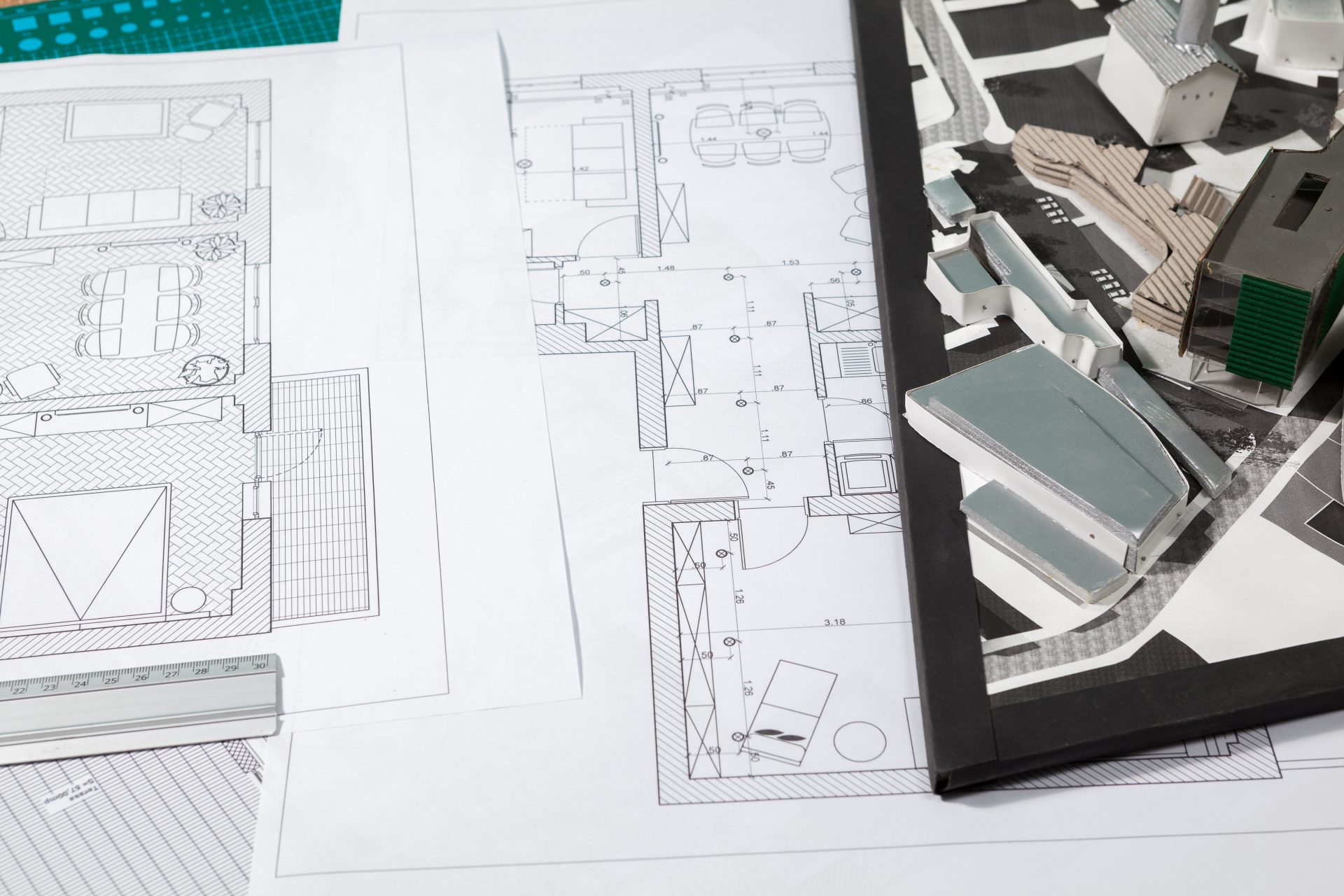 building blueprints on an architect table 2021 08 26 15 25 31 utc