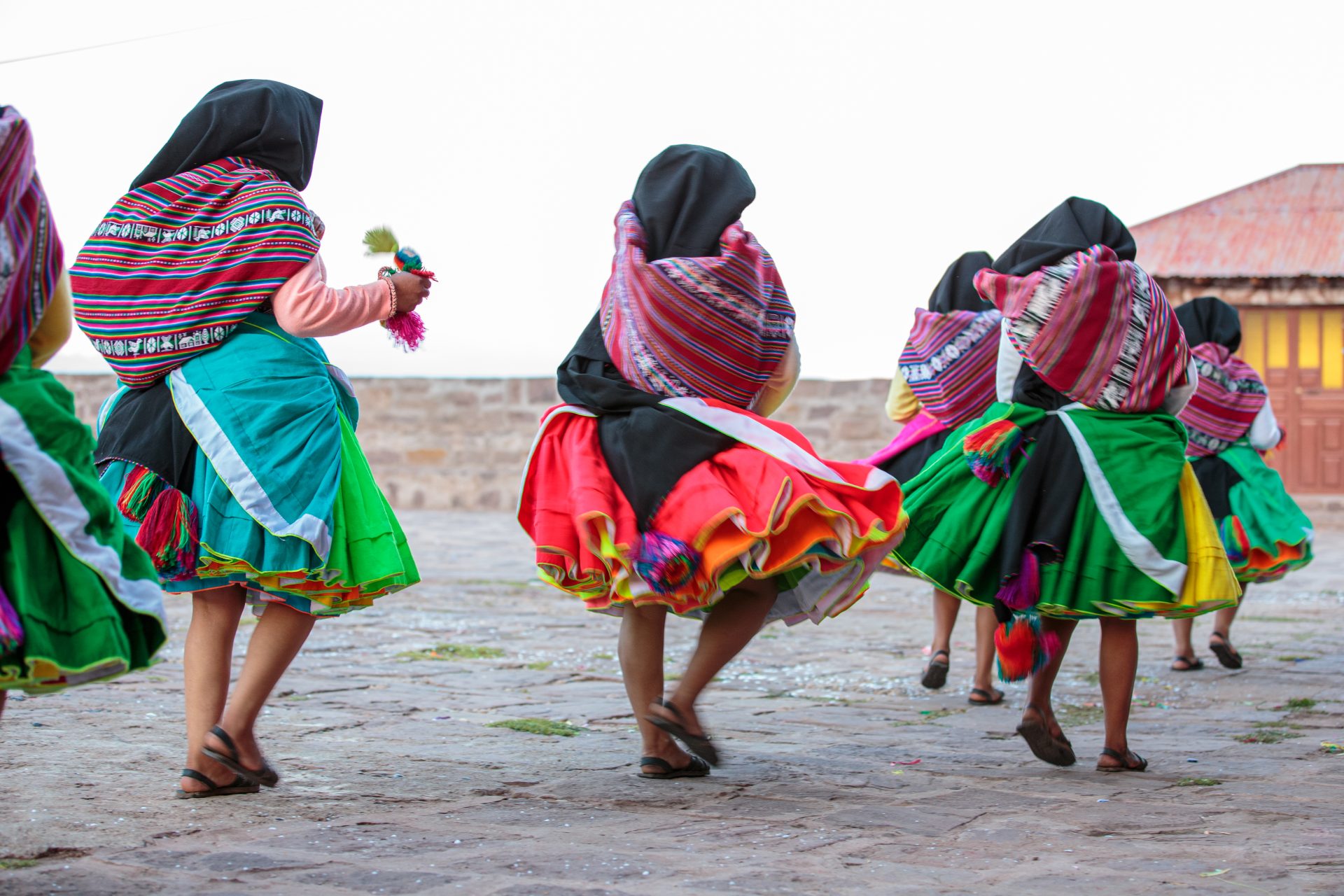 group of unrecognizable peruvian women dancing in 2023 01 27 03 56 10 utc