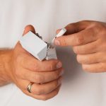 male taking out cigarette from cigarette pack 2021 09 03 13 06 19 utc