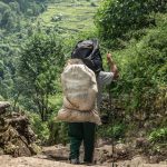 man with sack on annapurna trekking route 2023 01 04 18 42 27 utc
