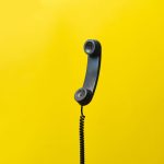 a simple dark old telephone handset with cable on 2023 11 27 05 19 19 utc