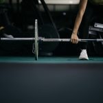 a woman is working out in a fitness center 2023 11 27 05 28 00 utc