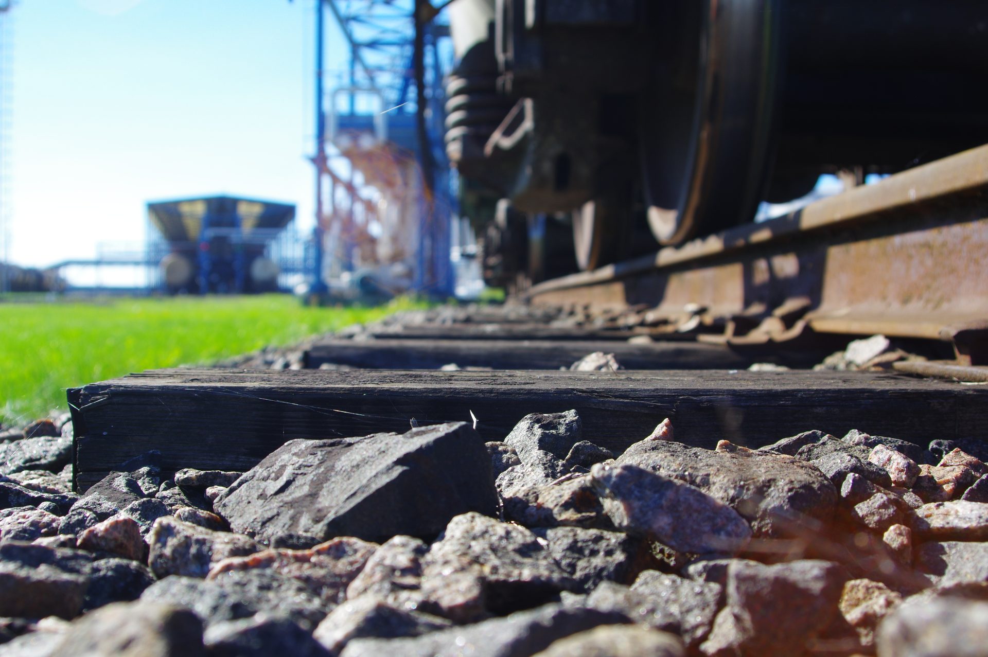 closeup shot of weathered rusty railways with whee 2023 11 27 05 00 22 utc