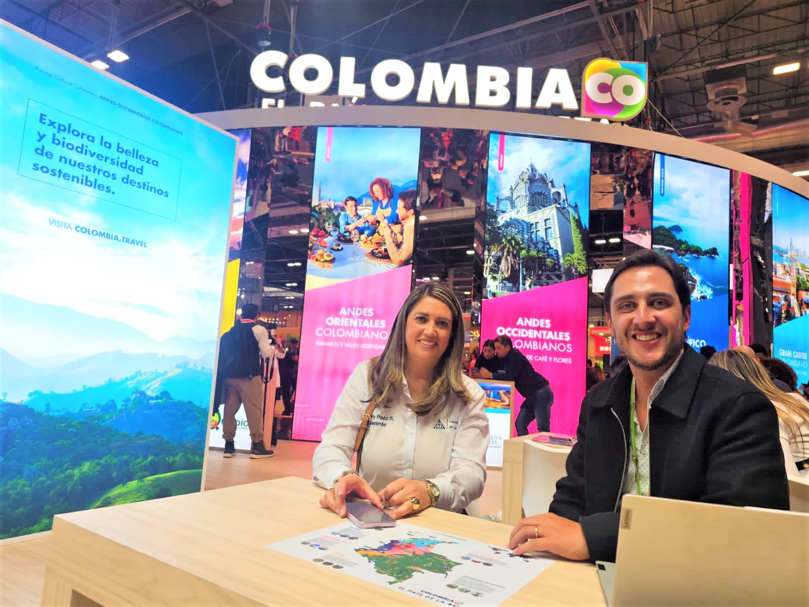 Catedral de Sal de Zipaquira brillo en Fitur 2024 como uno de los principales atractivos del mundo