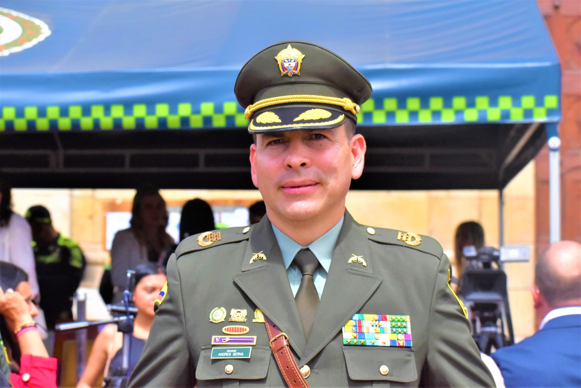 En Zipaquira El Coronel Andres Serna asumio la comandancia de la Policia de Cundinamarca