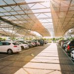 cars on a covered parking lot in sunny summer day 2023 11 27 05 12 19 utc