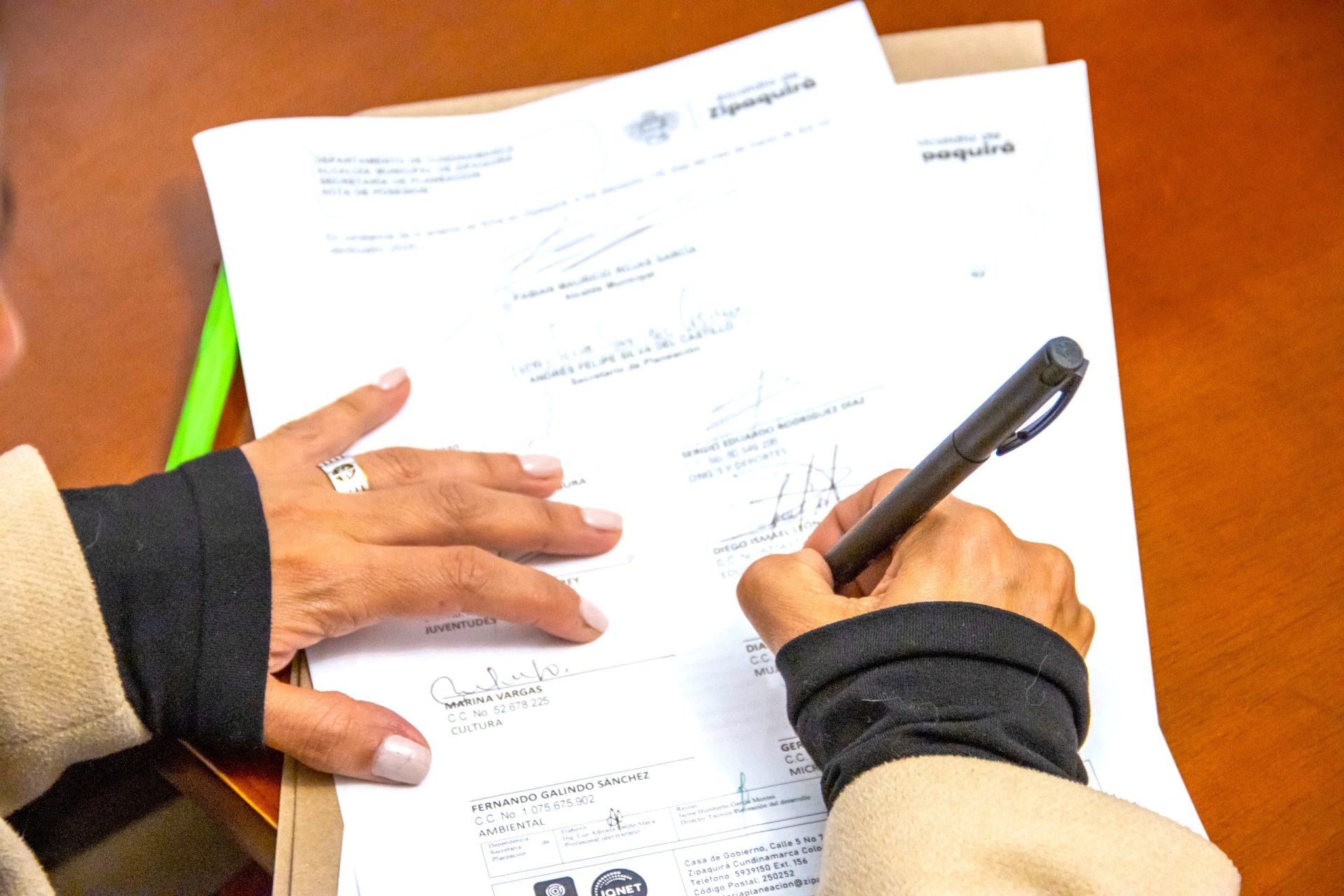 Consejeros del Consejo Territorial de Planeacion de Zipaquira se posesionaron