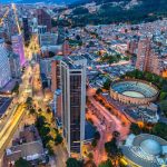 aerial view of modern bogota cityscape in colombia 2023 11 27 04 56 23 utc