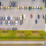 car parking lot viewed from above aerial view top 2023 11 27 05 21 51 utc