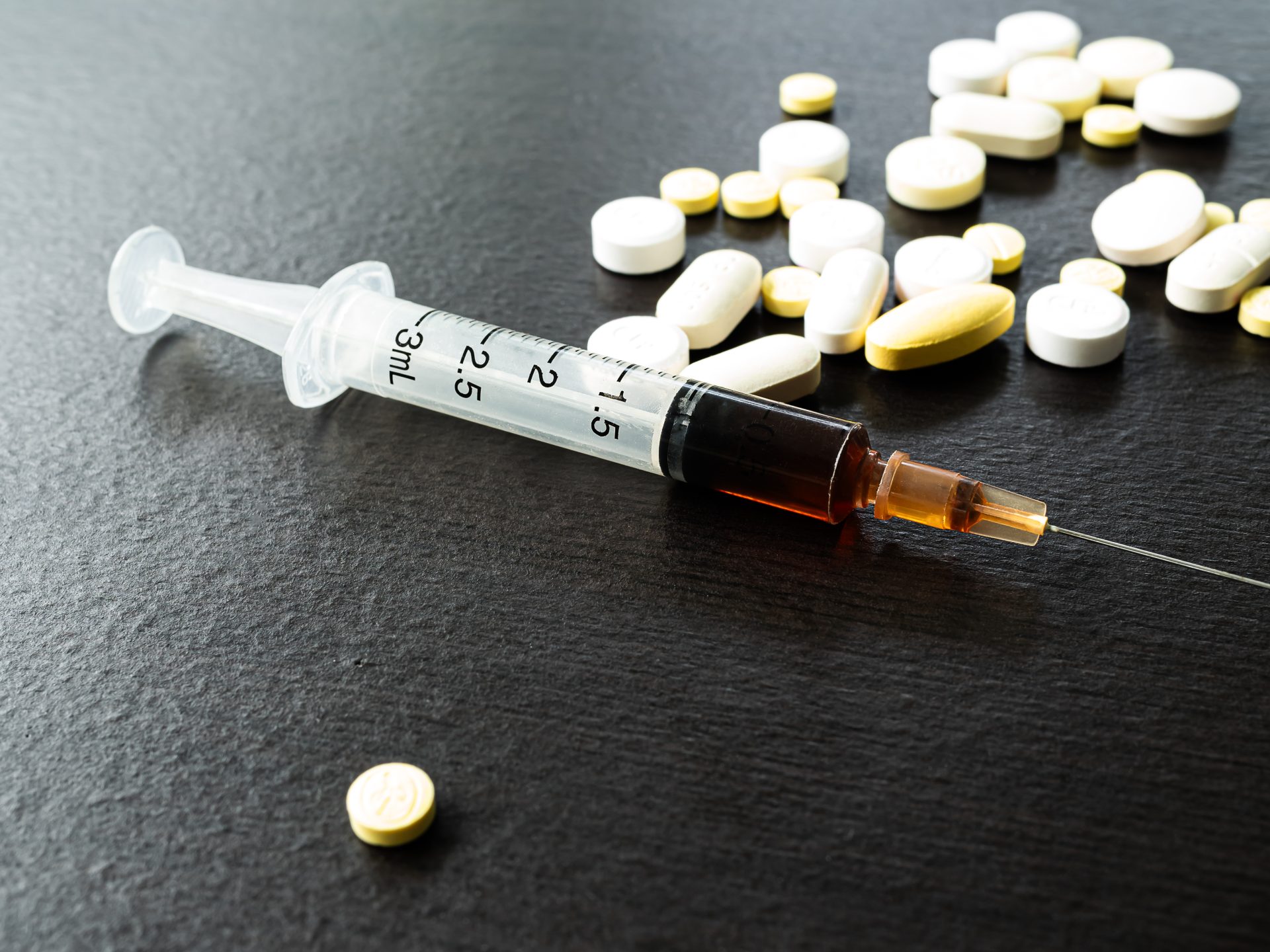 heroin narcotic in needle with pill treatment coc 2024 02 27 19 22 39 utc