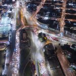night shot of the streets in bogota colombia 2023 11 27 05 16 56 utc