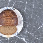 rye bread without yeast on the plate on the marb 2023 11 27 05 26 48 utc