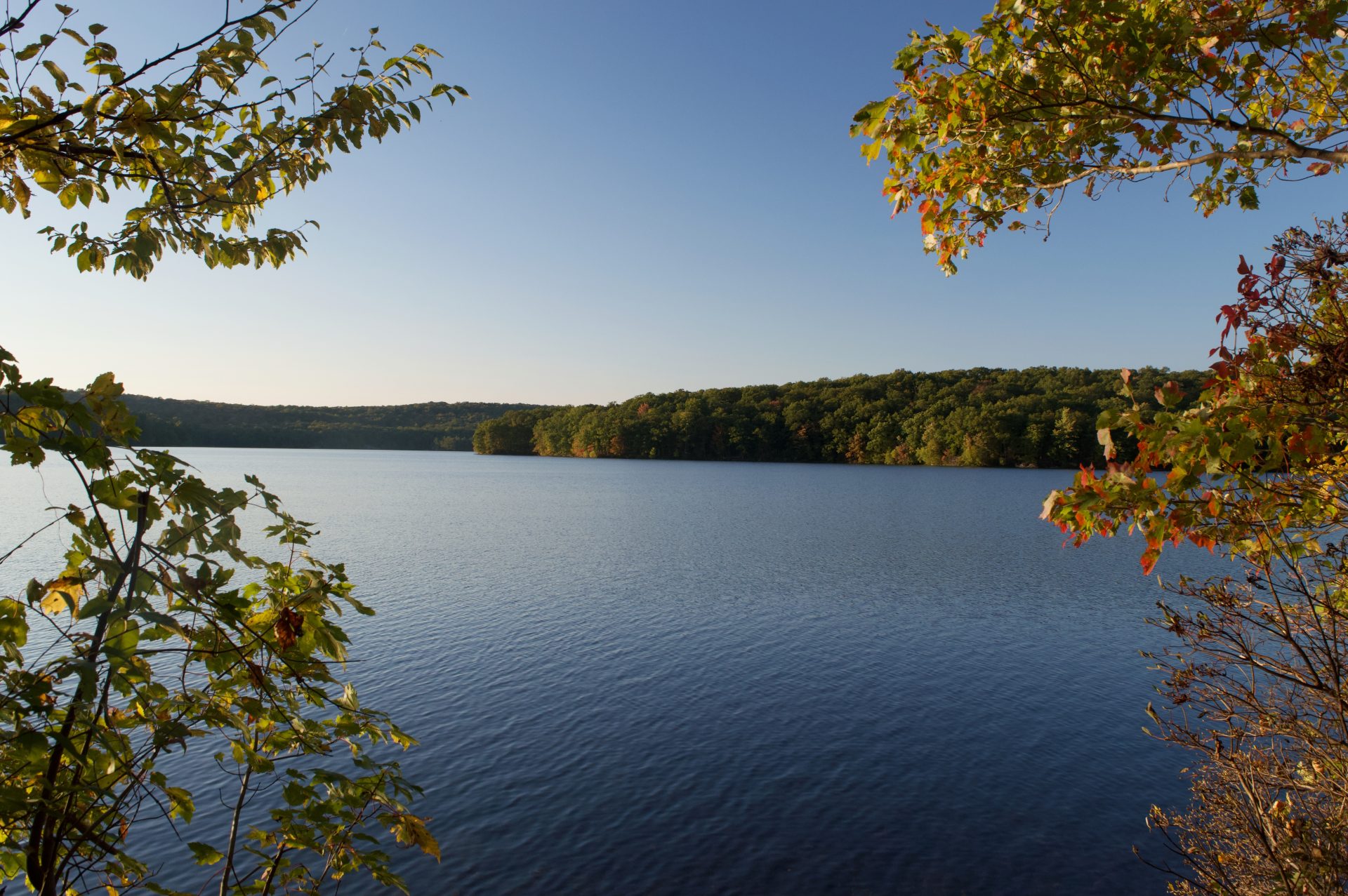 beautiful shot of the clinton reservoir in new jer 2023 11 27 05 15 41 utc
