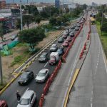 habilitado el carril central sentido sur norte de autopista norte con calle 146