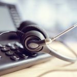 headset headphones and telephone in call center 2023 11 27 05 10 28 utc