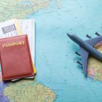 passport with tickets on map 2023 11 27 05 15 50 utc