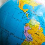 south america on the globe map 2023 11 27 05 15 04 utc
