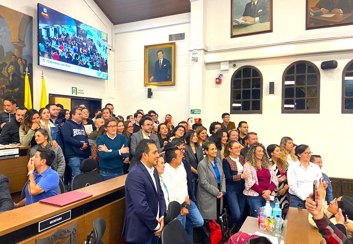 Comision Primera del Concejo de Bogota aprueba el Plan de Desarrollo Bogota Camina Segura