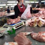 meat sale on shopwindow at european butcher market 2023 11 27 05 31 08 utc