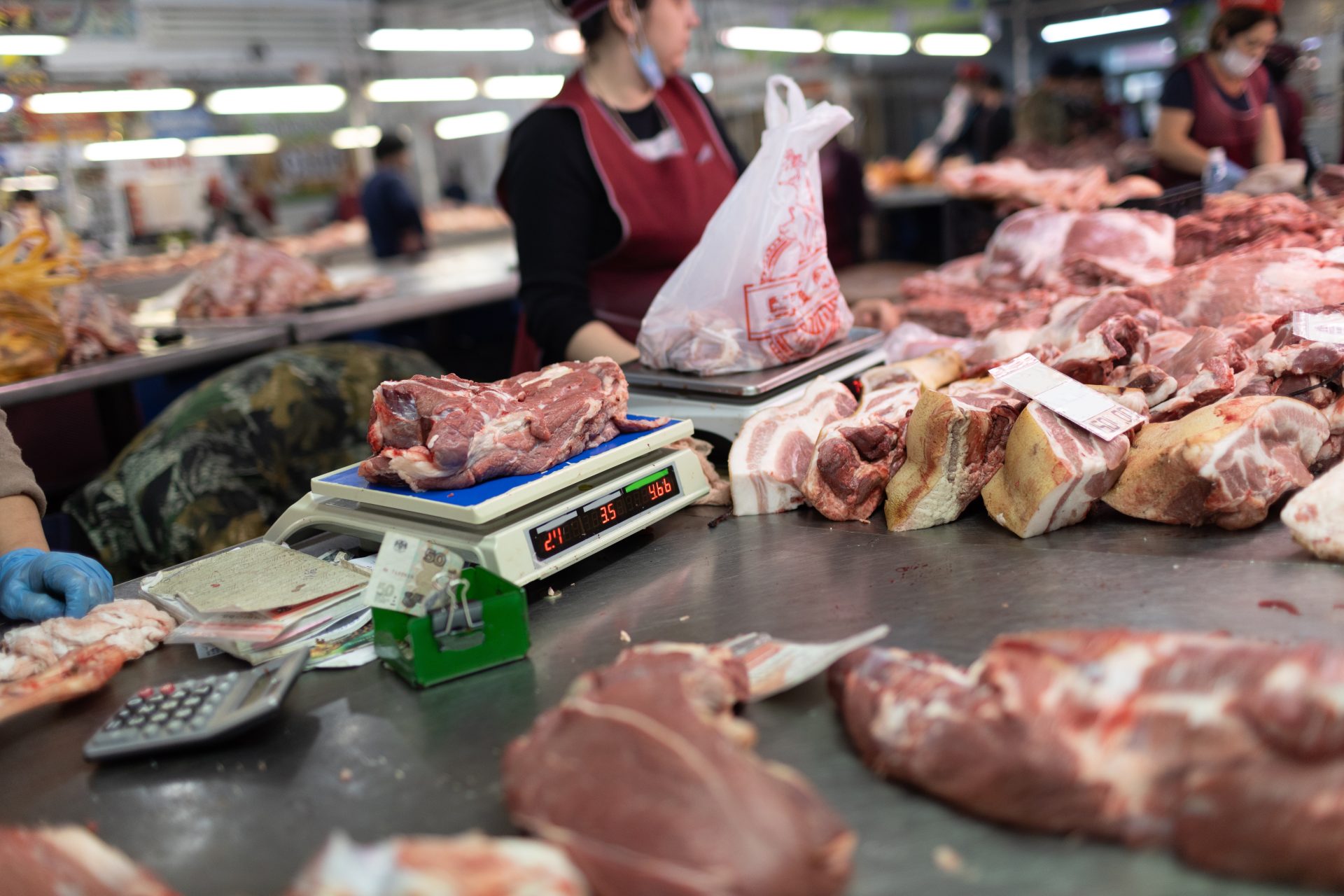 meat sale on shopwindow at european butcher market 2023 11 27 05 31 08 utc