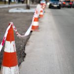 under construction board sign on the closed road w 2024 02 29 23 29 16 utc