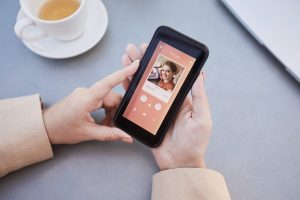 woman using dating app on the phone 2023 11 27 05 20 02 utc