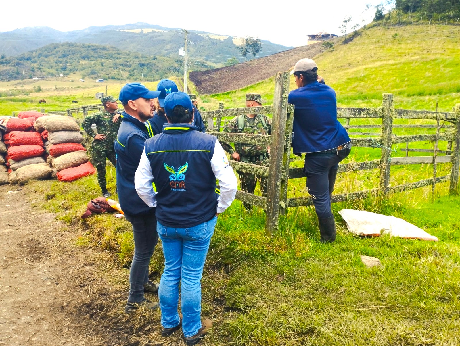 Medidas preventivas contra cultivador de papa que invadio el paramo de Arce en Subachoque
