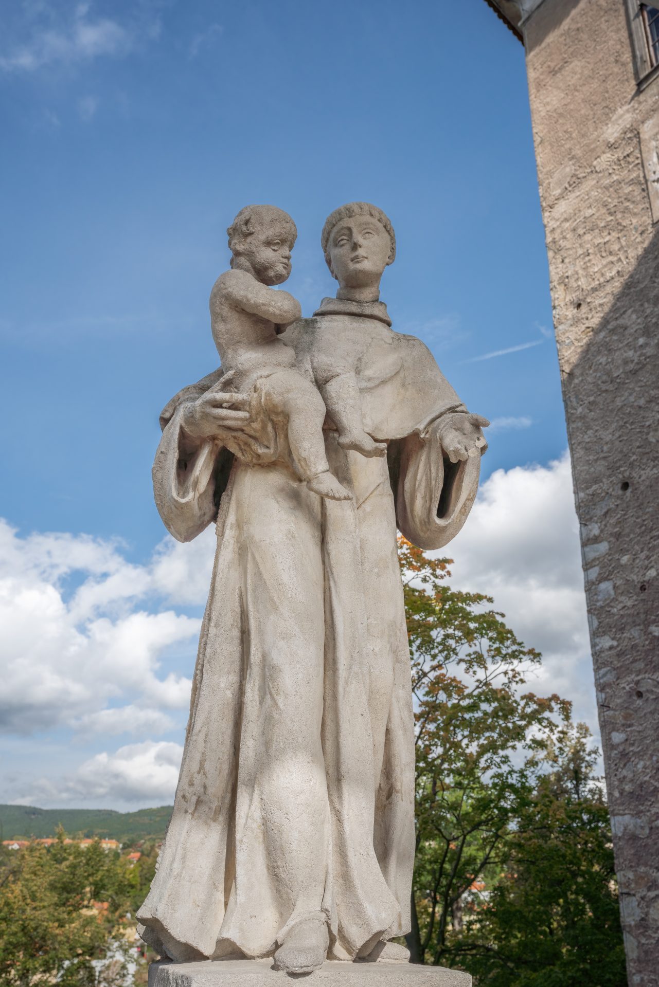 saint anthony of padua statue at cloak bridge of c 2023 11 27 05 37 21 utc