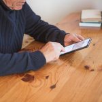 senior businessman using mobile phone elderly sen 2023 11 27 05 36 46 utc