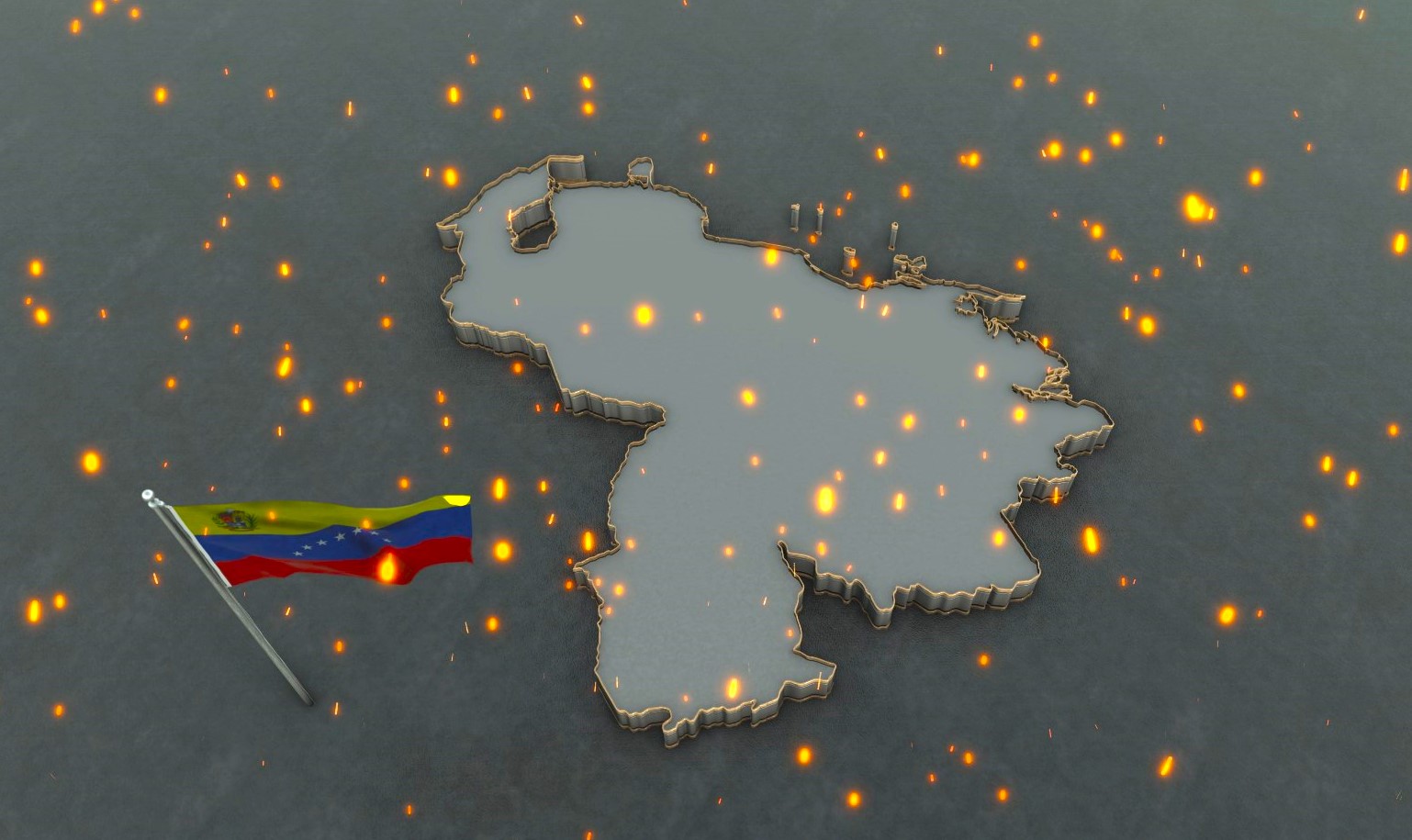 En Chia Protesta contra permanencia en el poder de Nicolas Maduro termina en caos y vandalismo1