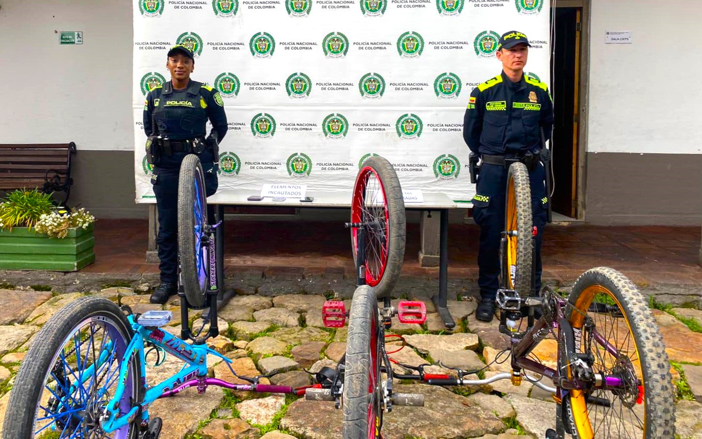 Recuperadas tres bicicletas que habian sido robadas en Chia