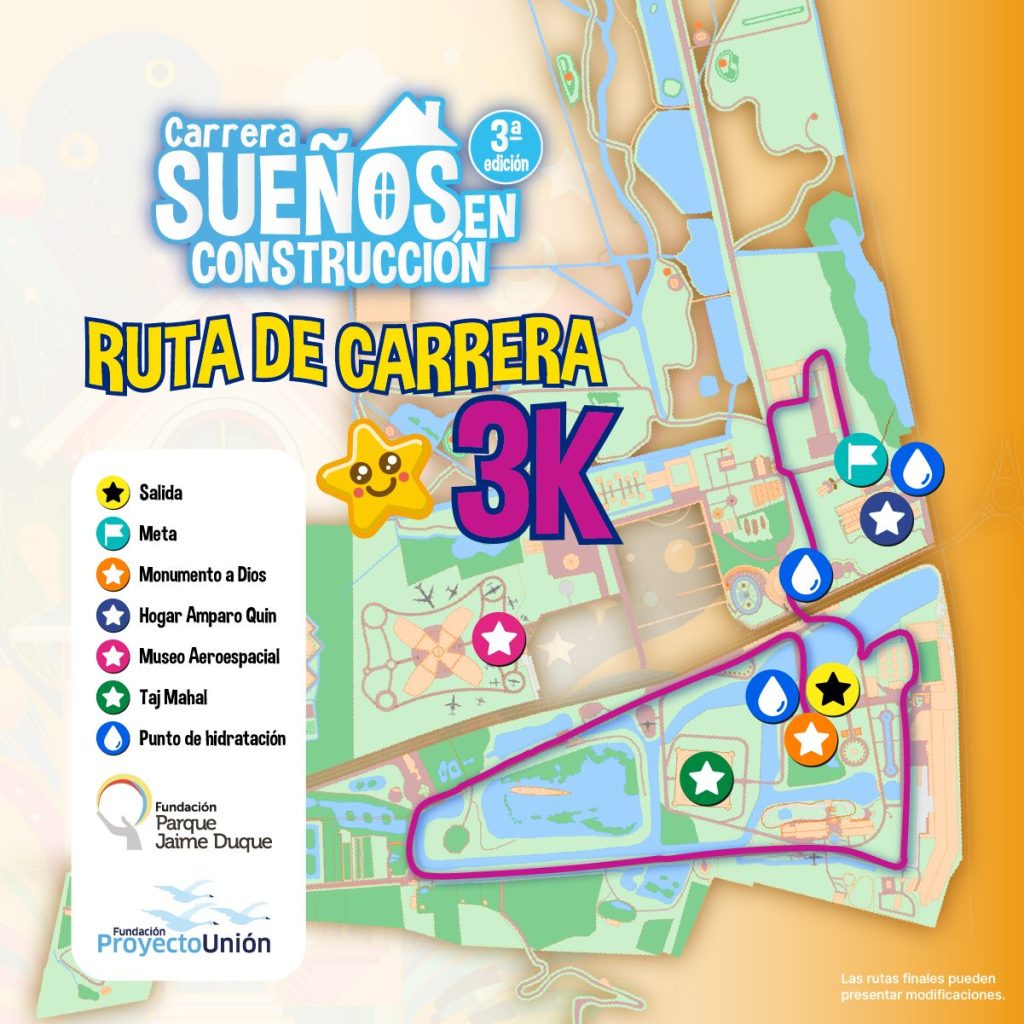 Rutas de carrera SEC 2024 3K
