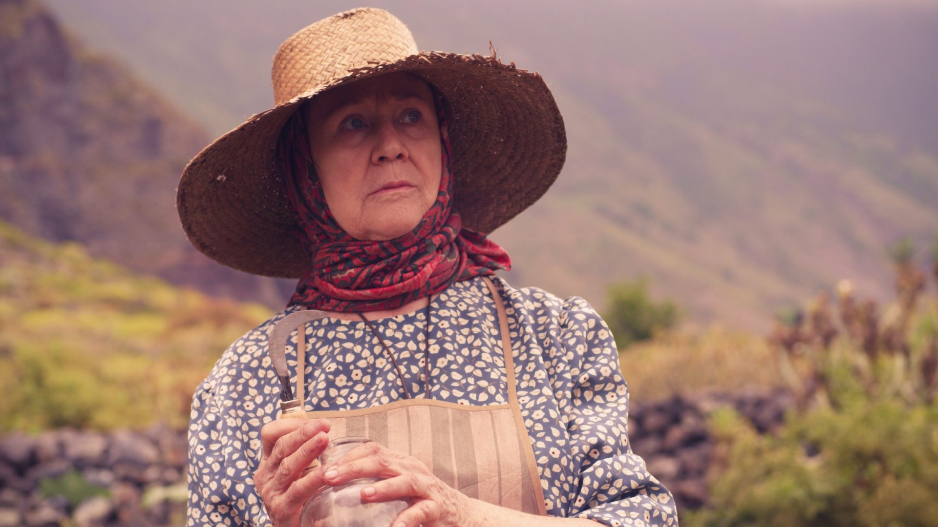 an elderly peasant woman wearing a hat holds a sma 2023 11 27 05 01 23 utc