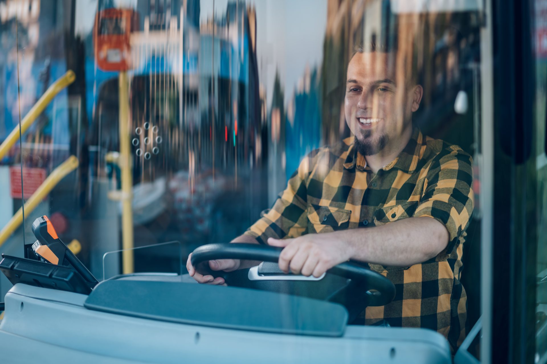 bus driver behind the wheel of a public transport 2023 11 27 04 50 40 utc