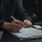 hand signing a contract with pen business 2023 11 27 05 13 06 utc