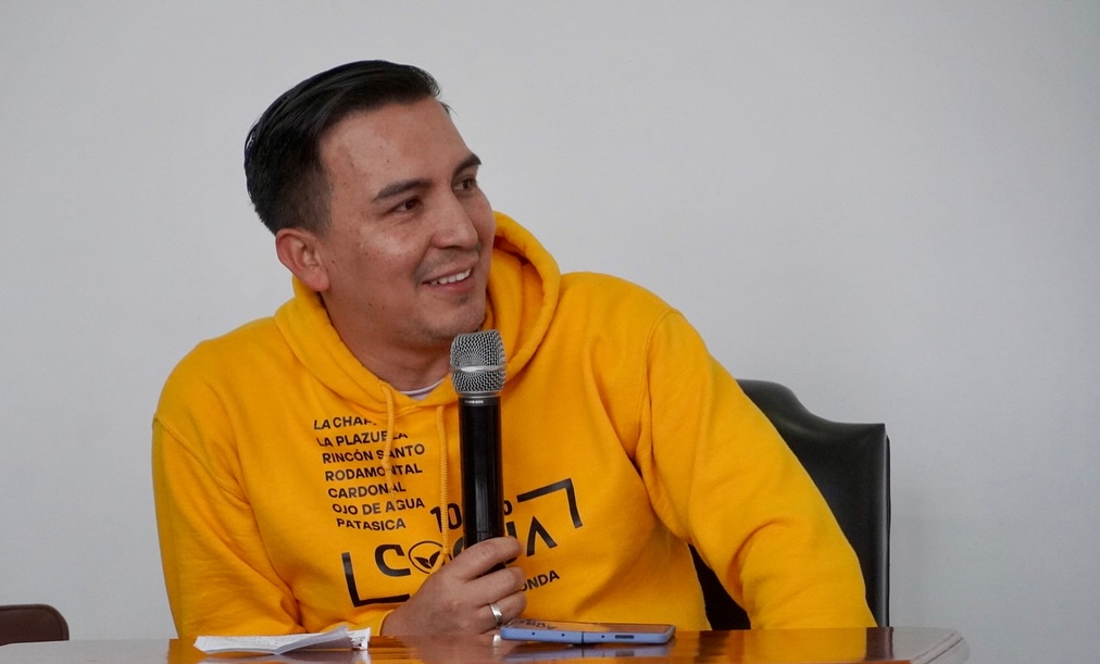 Alcalde Cristian Chavez Cogua