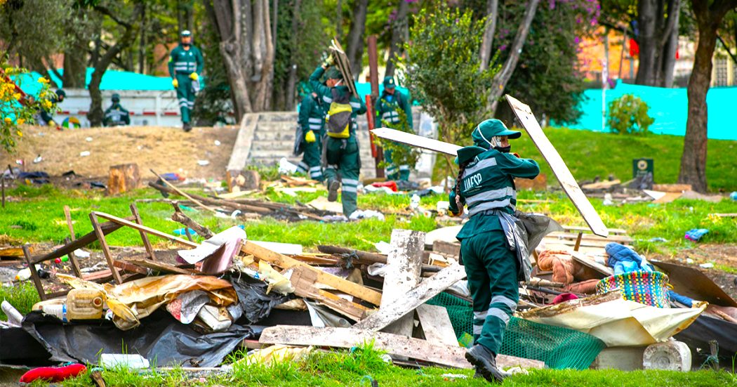 Alcaldia de Bogota lanza plan de recuperacion del Parque Nacional tras salida de los Embera2