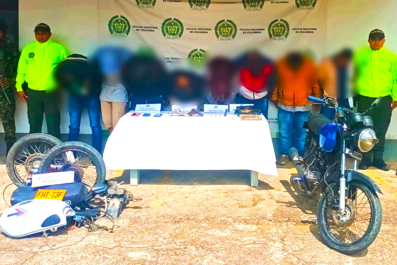 Capturan a los integrantes de la banda delincuencial ‘Los Sombras en Fusagasuga